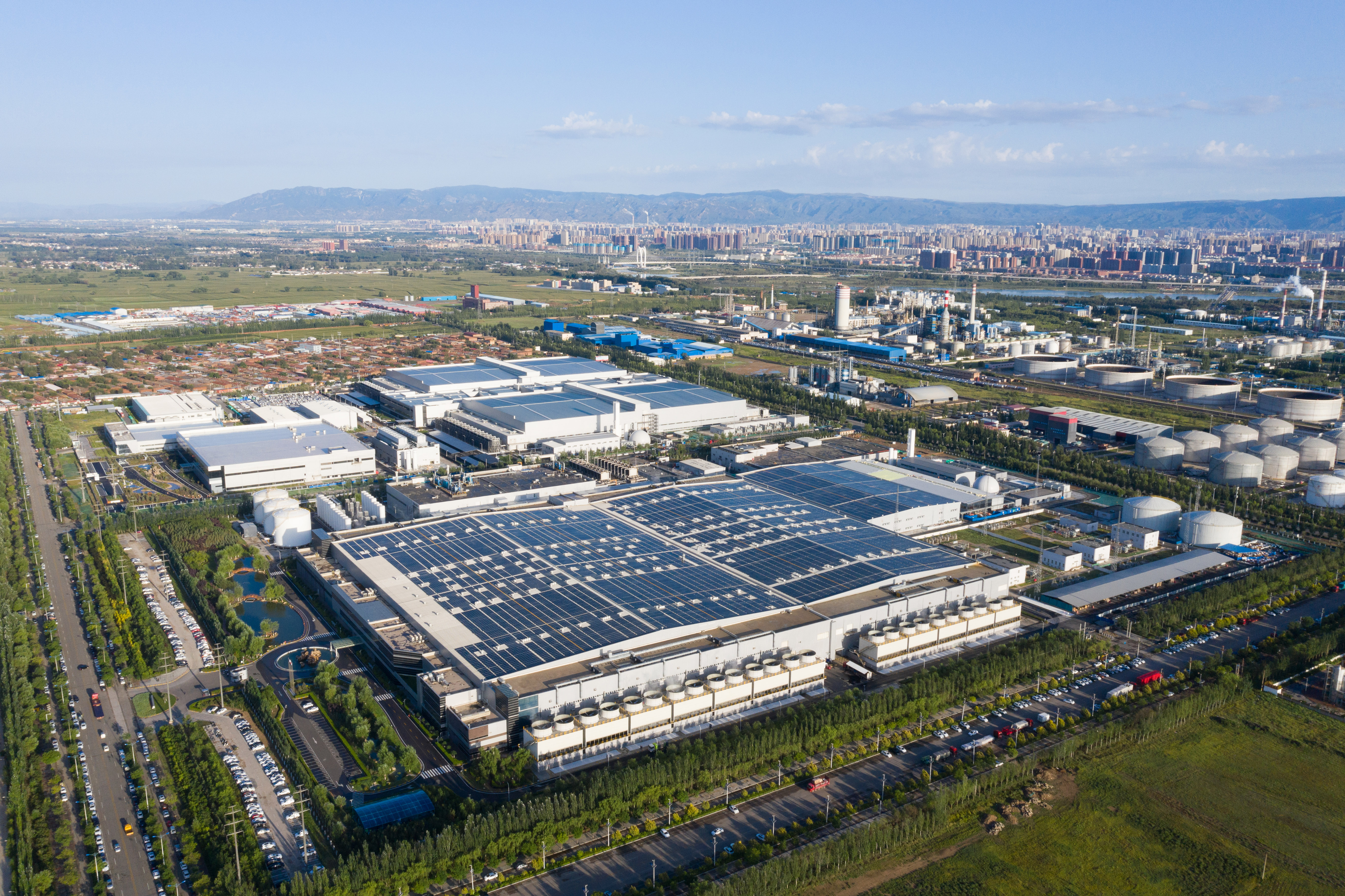 TCL Zhonghuan Industrial Park in Inner Mongolia